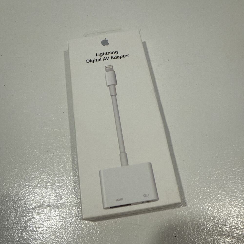 Genuine Sealed New Apple Lightning Digital AV Adapter MW2P3AM/A A1438 HDMI White
